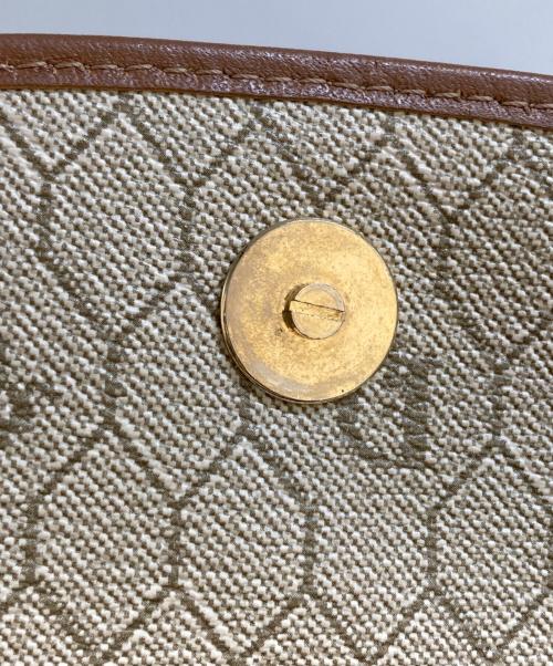 Christian Dior（クリスチャン ディオール）Christian Dior (クリスチャン ディオール) ハニカム柄ヴィンテージショルダーバッグ ベージュの古着・服飾アイテム