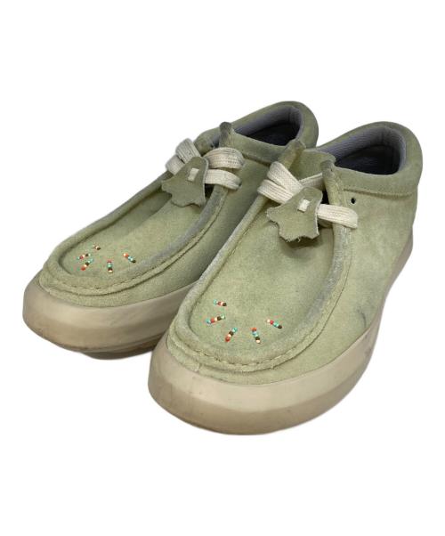 wander .etc（ワンダー）wander .etc (ワンダー) モカシンシューズ グリーン サイズ:不明(実寸をご参考下さい)の古着・服飾アイテム