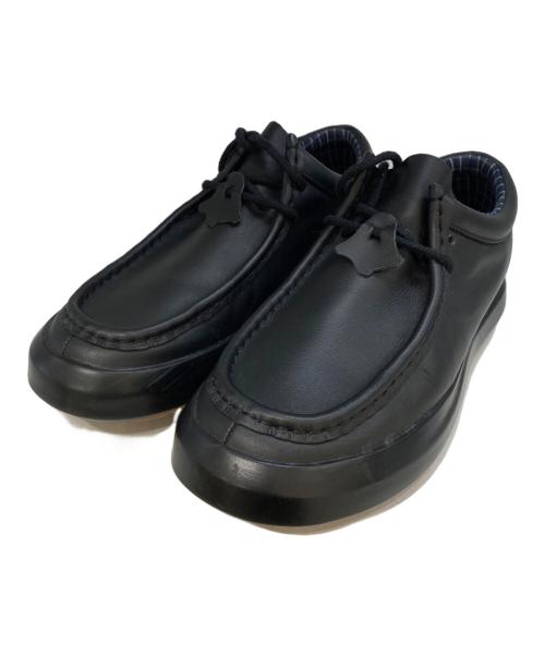 wander .etc（ワンダー）wander .etc (ワンダー) モカシンシューズ ブラック サイズ:27.5の古着・服飾アイテム