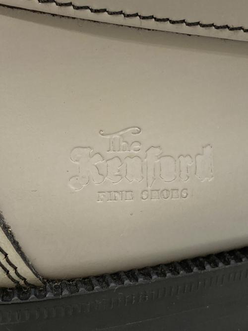 kenford（ケンフォード）kenford (ケンフォード) コインローファー グレー×ホワイト サイズ:26 1/2の古着・服飾アイテム