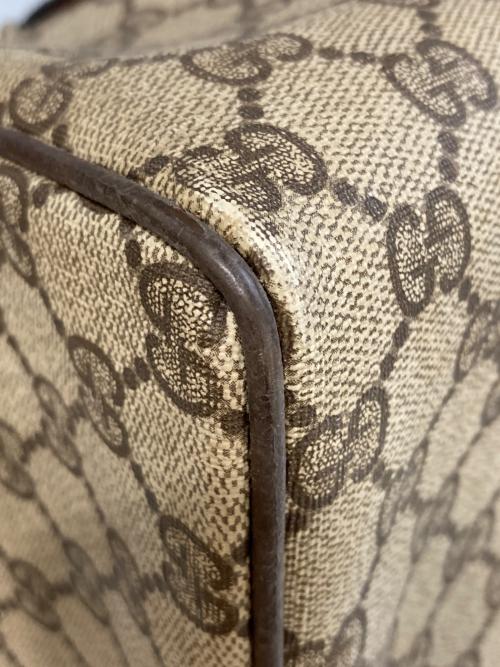 GUCCI（グッチ）GUCCI (グッチ) シェリーラインボストンバッグ ベージュの古着・服飾アイテム