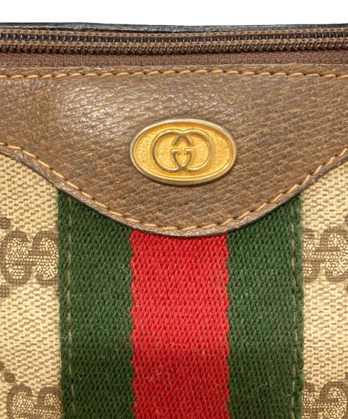 GUCCI（グッチ）GUCCI (グッチ) シェリーラインボストンバッグ ベージュの古着・服飾アイテム
