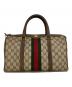 GUCCI（グッチ）の古着「シェリーラインボストンバッグ」｜ベージュ