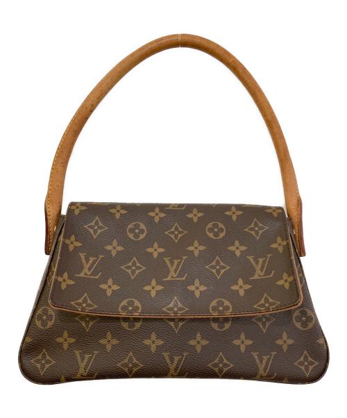 LOUIS VUITTON（ルイ ヴィトン）LOUIS VUITTON (ルイ ヴィトン) ミニルーピング ハンドバッグ　M51147 ブラウンの古着・服飾アイテム