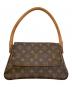 LOUIS VUITTON（ルイ ヴィトン）の古着「ミニルーピング ハンドバッグ　M51147」｜ブラウン