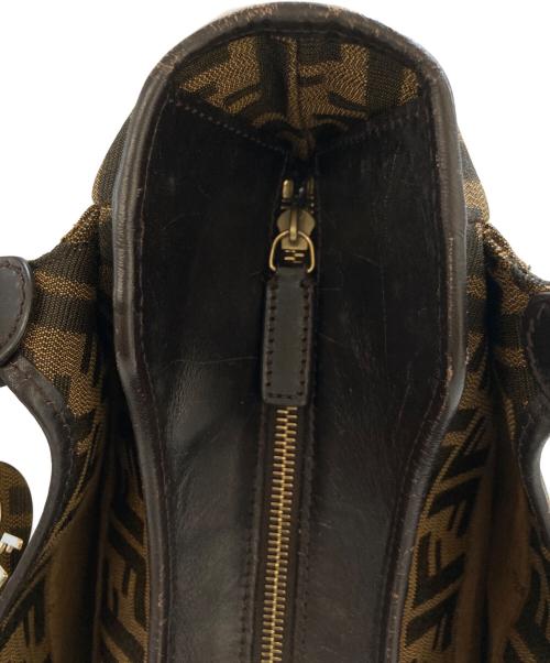 FENDI（フェンディ）FENDI (フェンディ) ズッカ柄 トートバッグ　8BH156 ブラウンの古着・服飾アイテム