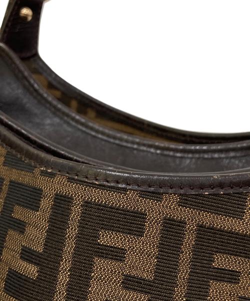 FENDI（フェンディ）FENDI (フェンディ) ズッカ柄 トートバッグ　8BH156 ブラウンの古着・服飾アイテム