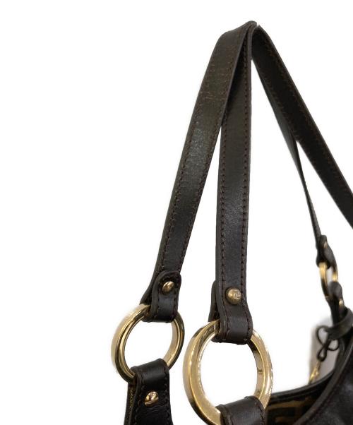 FENDI（フェンディ）FENDI (フェンディ) ズッカ柄 トートバッグ　8BH156 ブラウンの古着・服飾アイテム