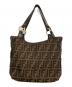 FENDI (フェンディ) ズッカ柄 トートバッグ　8BH156 ブラウン：60000円