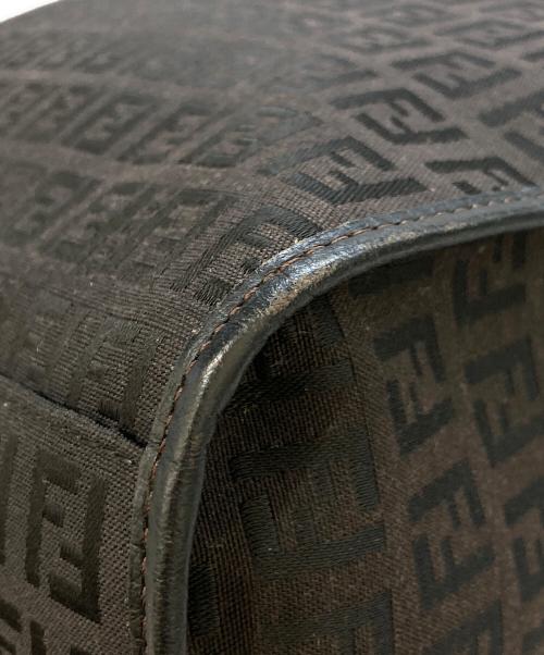 FENDI（フェンディ）FENDI (フェンディ) ズッキーノ柄 トートバッグ　8BH153 ブラックの古着・服飾アイテム