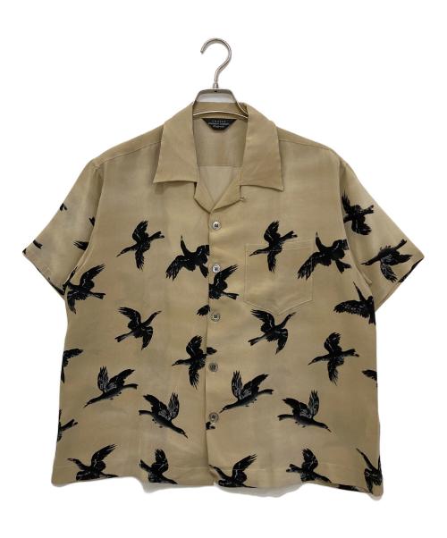 UNUSED（アンユーズド）UNUSED (アンユーズド) NIPOALOHA (二ポアロハ) JAKUCHUU KARI SHIRT ベージュ サイズ:2の古着・服飾アイテム