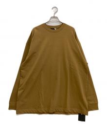 ATON（エイトン）の古着「オーバーサイズ カットソー」｜ブラウン