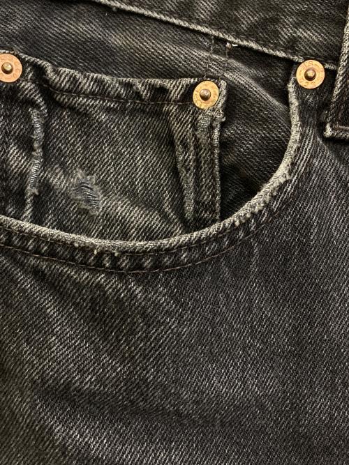 LEVI'S（リーバイス）LEVI'S (リーバイス) 501 後染めブラックデニムパンツ ブラック サイズ:32の古着・服飾アイテム
