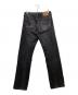LEVI'S (リーバイス) 501 後染めブラックデニムパンツ ブラック サイズ:32：10000円