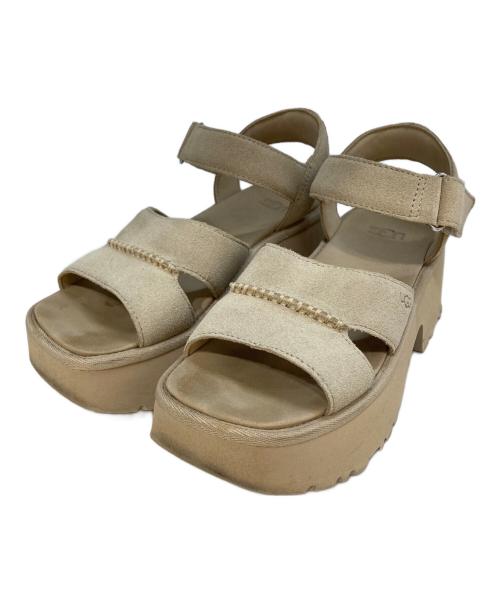 UGG（アグ）UGG (アグ) W NEW HEIGHTS ANKLE STRAP　FD1124L ベージュ サイズ:24の古着・服飾アイテム