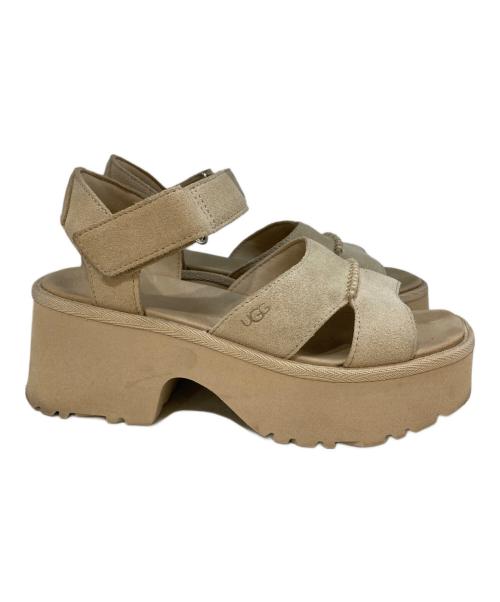UGG（アグ）UGG (アグ) W NEW HEIGHTS ANKLE STRAP　FD1124L ベージュ サイズ:24の古着・服飾アイテム
