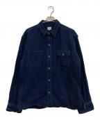 MOMOTARO JEANS桃太郎ジーンズ）の古着「刺し子 ワークジャケット」｜インディゴ