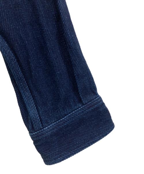 MOMOTARO JEANS（桃太郎ジーンズ）MOMOTARO JEANS (桃太郎ジーンズ) 刺し子 ワークジャケット インディゴ サイズ:46の古着・服飾アイテム