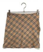 BURBERRY BLUE LABELバーバリー ブルー レーベル）の古着「ノバチェックスカート」｜ベージュ