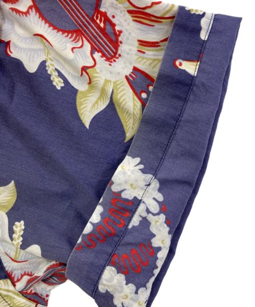 pataloha（パタロハ）pataloha (パタロハ) 00`sウクレレ柄アロハシャツ パープル サイズ:Lの古着・服飾アイテム