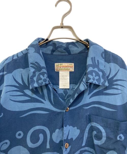 pataloha（パタロハ）pataloha (パタロハ) アロハシャツ 52559 ネイビー サイズ:Lの古着・服飾アイテム