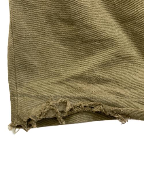 GRAFFITIONMIND（グラフィティオンマインド）GRAFFITIONMIND (グラフィティオンマインド) MULTI POCKET CARGO PANTS カーキ サイズ:実寸参照の古着・服飾アイテム