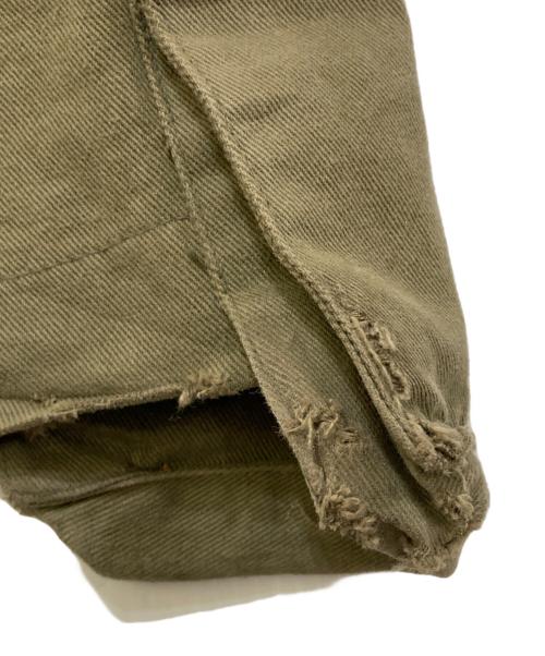 GRAFFITIONMIND（グラフィティオンマインド）GRAFFITIONMIND (グラフィティオンマインド) MULTI POCKET CARGO PANTS カーキ サイズ:実寸参照の古着・服飾アイテム