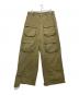 GRAFFITIONMIND（グラフィティオンマインド）の古着「MULTI POCKET CARGO PANTS」｜カーキ