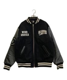 WIND AND SEA×BILLIONAIRE BOYS CLUB（ウィンダンシー×ビリオネアボーイズクラブ）の古着「VARSITY JACKET」｜ブラック