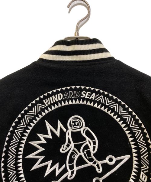 WIND AND SEA（ウィンダンシー）WIND AND SEA (ウィンダンシー) BILLIONAIRE BOYS CLUB (ビリオネアボーイズクラブ) VARSITY JACKET ブラック サイズ:Mの古着・服飾アイテム
