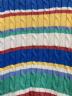 中古・古着 POLO RALPH LAUREN (ポロ・ラルフローレン) ケーブルニットポロシャツ マルチカラー サイズ:Ｓ：8000円