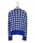 POLO RALPH LAUREN (ポロ・ラルフローレン) ギンガムチェックカーディガン ブルー サイズ:XS：8000円