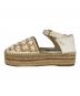 JIMMY CHOO (ジミーチュウ) エスパドリーユ ベージュ サイズ:37：12000円