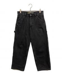 Levi’s SILVER TAB（リーバイス シルバータブ）の古着「BAGGYデニムパンツ」｜ブラック