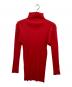 ISSEY MIYAKE (イッセイミヤケ) プリーツハイネックカットソ―　PP39-JK604 レッド サイズ:S：13000円