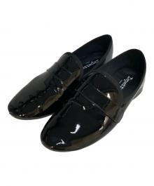 repetto（レペット）の古着「エナメルオペラローファー」｜ブラック