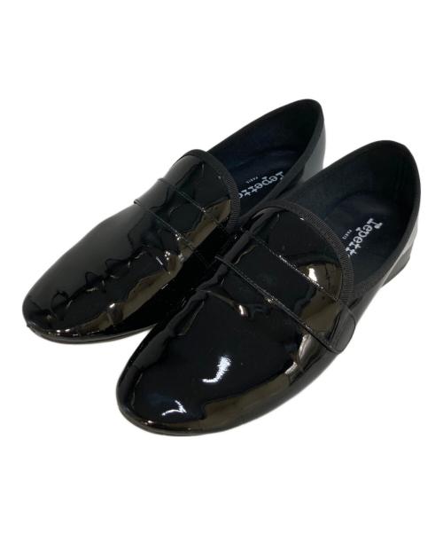 repetto（レペット）repetto (レペット) エナメルオペラローファー ブラック サイズ:37の古着・服飾アイテム