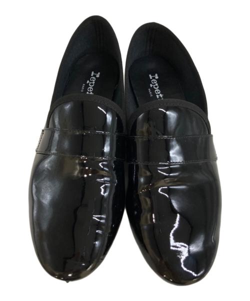 repetto（レペット）repetto (レペット) エナメルオペラローファー ブラック サイズ:37の古着・服飾アイテム