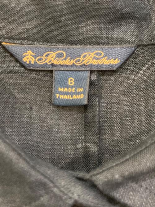 BROOKS BROTHERS（ブルックスブラザーズ）BROOKS BROTHERS (ブルックスブラザーズ) リネンシャツワンピース ネイビー サイズ:６の古着・服飾アイテム