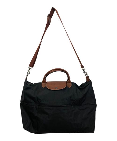 LONGCHAMP（ロンシャン）LONGCHAMP (ロンシャン) トラベルバッグ ブラックの古着・服飾アイテム