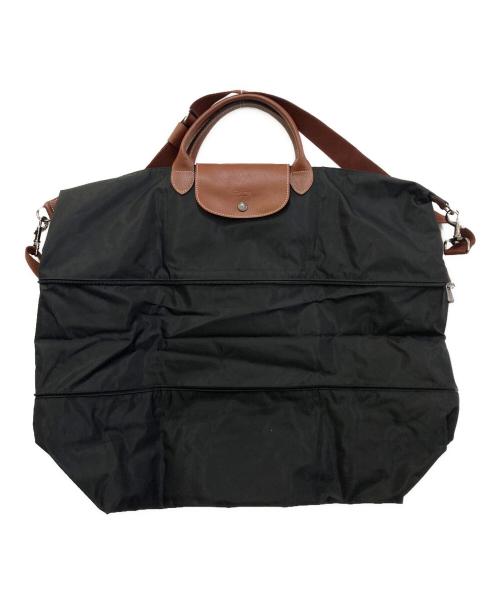 LONGCHAMP（ロンシャン）LONGCHAMP (ロンシャン) トラベルバッグ ブラックの古着・服飾アイテム