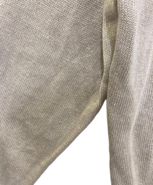 BATONER（バトナ―）BATONER (バトナ―) WASHED HIGH COUNT LINEN CREWNECK ベージュ サイズ:3の古着・服飾アイテム