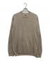 BATONER（バトナ―）の古着「WASHED HIGH COUNT LINEN CREWNECK」｜ベージュ
