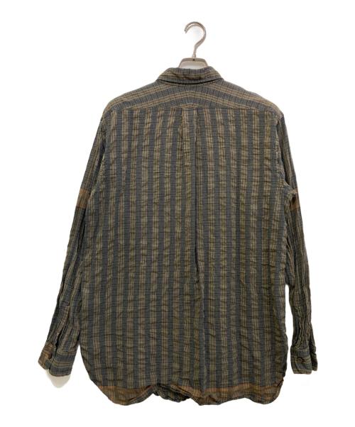 Engineered Garments（エンジニアド ガーメンツ）Engineered Garments (エンジニアド ガーメンツ) ボタンダウンチェックシャツ カーキ サイズ:Mの古着・服飾アイテム