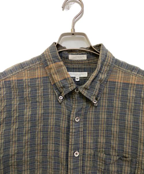 Engineered Garments（エンジニアド ガーメンツ）Engineered Garments (エンジニアド ガーメンツ) ボタンダウンチェックシャツ カーキ サイズ:Mの古着・服飾アイテム