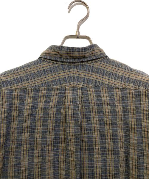 Engineered Garments（エンジニアド ガーメンツ）Engineered Garments (エンジニアド ガーメンツ) ボタンダウンチェックシャツ カーキ サイズ:Mの古着・服飾アイテム