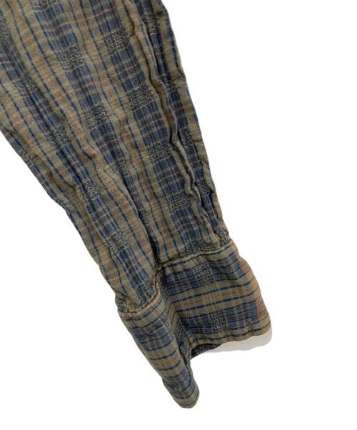 Engineered Garments（エンジニアド ガーメンツ）Engineered Garments (エンジニアド ガーメンツ) ボタンダウンチェックシャツ カーキ サイズ:Mの古着・服飾アイテム