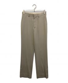 AURALEE（オーラリー）の古着「HARD TWIST WOOL DOBBY SLACKS」｜ベージュ
