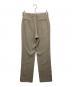 AURALEE (オーラリー) HARD TWIST WOOL DOBBY SLACKS ベージュ サイズ:1：12000円