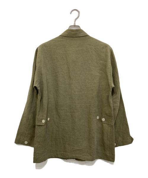 AURALEE（オーラリー）AURALEE (オーラリー) リネンミリタリージャケット カーキ サイズ:1の古着・服飾アイテム